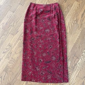JonesNew York Silk Skirt, Size 4